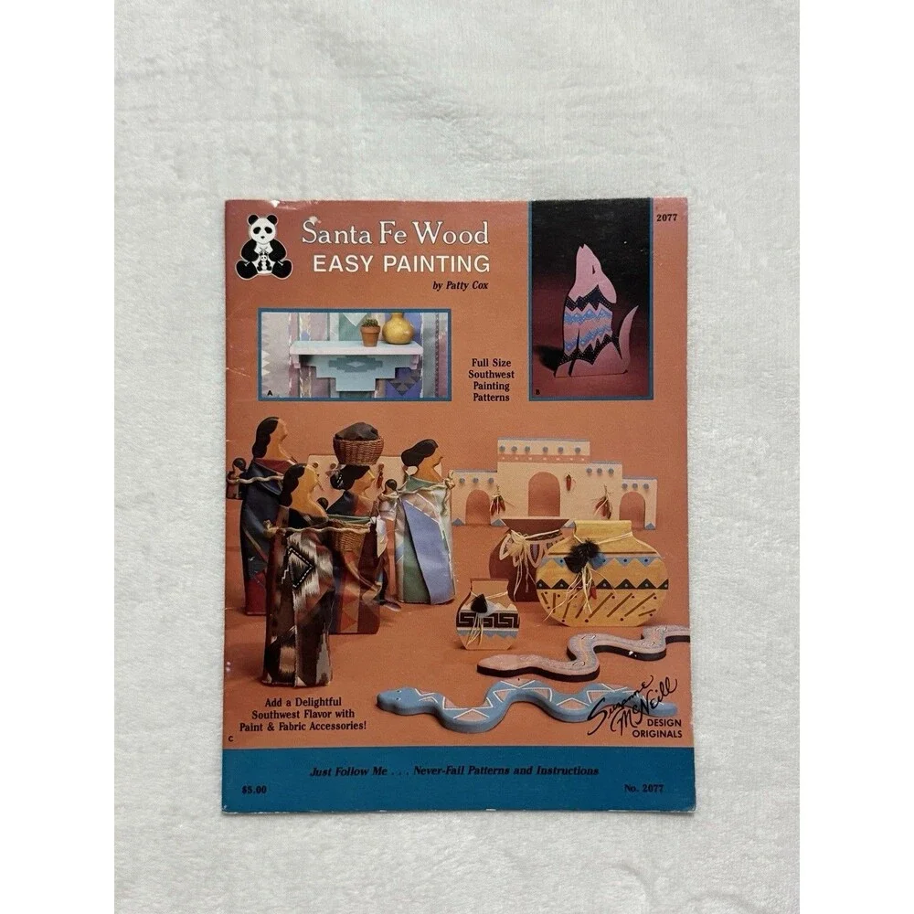 Tole Painting Lot 5 Books Santa Fe Southwestern Desert Patterns Christmas Crafts